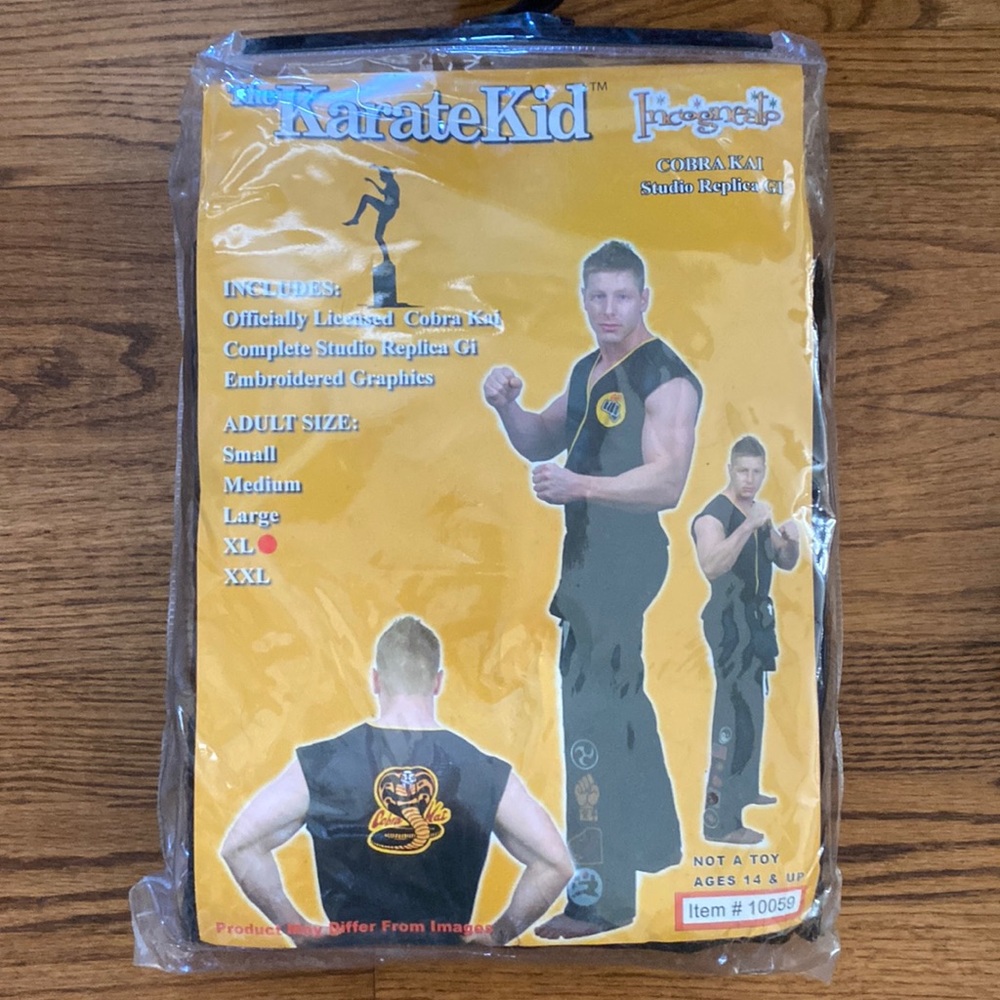 Karate kid men’s XL studio replica GI Halloween